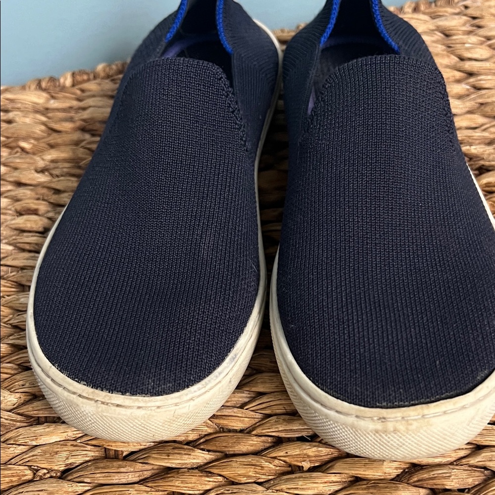 Rothy’s Kids Navy Slip-On Sneakers Rubber sole sz 3 - Picture 4 of 16